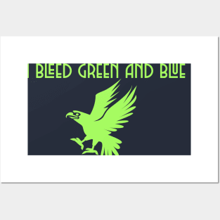 I BLEED GREEN AND BLUE Posters and Art